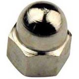 Hoenderdaal Dopmoer Messing Vernikkeld M10 Din 1587 - Doos à 50 Stuks