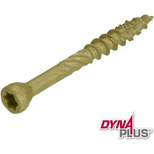 DynaPlus 0283.08.42001 Vlonderschroef - 60 graden Platkop - Deeldraad - Outdoor - TX20 - 5.0 x 60/35mm (200st)