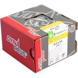 DynaPlus - Beslagschroef - Platkop - Voldraad - Indoor - 200 Stuks
