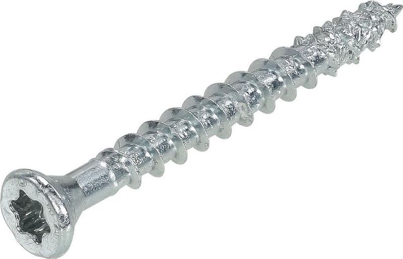 DynaPlus - Beslagschroef - Platkop - Voldraad - Indoor - 200 Stuks