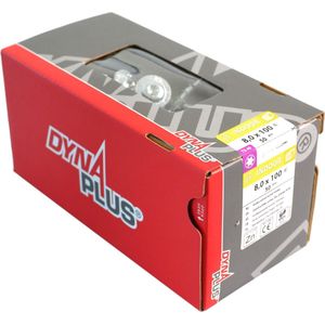 Dynaplus Houtbouwschroef Vz Tk +Snijpunt Torx TX40 8.0X220/100 | 50 stuks - 0286.01.63501