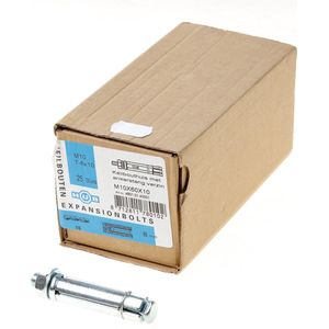 Hoenderdaal keilbout m 10x60x  80mm type a ]10[