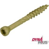 DynaPlus 0283.08.42401 Vlonderschroef - 60 graden Platkop - Deeldraad - Outdoor - TX20 - 5.0 x 80/42mm (200st)