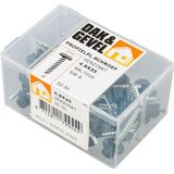 Hoenderdaal - M8 Afdekkap - Zwart - Kunststof - Per 50 Stuks