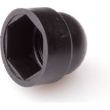Hoenderdaal - M8 Afdekkap - Zwart - Kunststof - Per 50 Stuks