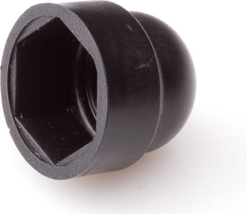 Hoenderdaal - M8 Afdekkap - Zwart - Kunststof - Per 50 Stuks