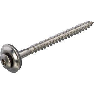 Dak&Gevel spenglerschroef met EPDM ring [100x] - RVS-A2 - LK - TX-20 - 4.5x80mm
