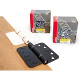 Dynaplus - Beslagschroef TX-20 Platkop - Zwart - Schroeven voor Beslag Montage