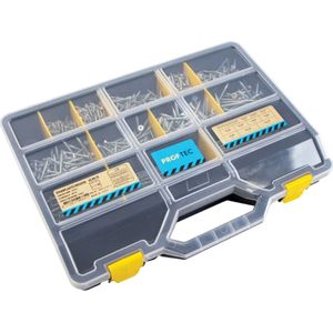 Proftec - Assortimentskoffer - Schroeven - Staal Verzinkt - 2032 Stuks