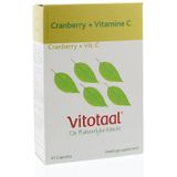Vitotaal Cranberry + Vitamine C Capsules