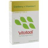 Vitotaal Cranberry + Vitamine C Capsules
