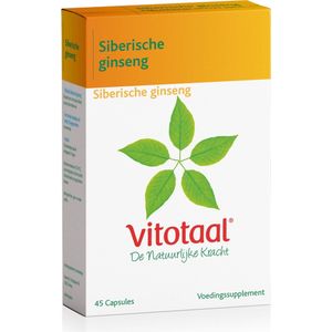 Vitotaal Siberische ginseng 45 capsules