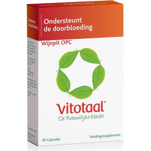 Vitotaal® Wijnpit OPC - 45 capsules - Voedingssupplement