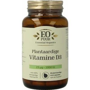 Essential Organics Plantaardige Vitamine D3 (60 capsules)