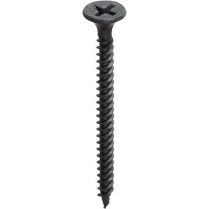 Gipsplaatschroeven - Fijn Draad - 3,5x25mm - Zwart Gefosfateerd - 1000 Stuks