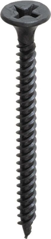 Gipsplaatschroeven - Fijn Draad - 3,5x25mm - Zwart Gefosfateerd - 1000 Stuks