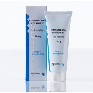 Cetomacrogol Vetcrème - 10 - Bodylotion - Hydraterend - 100ml