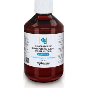 Bipharma - Chloorhexidine Mondspoeling - 0,12% Chloorhexidine - Zonder Alcohol - 500ml