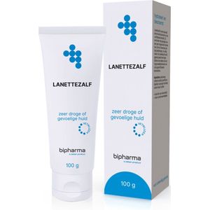 Bipharma - Lanettezalf - 100 gr - Rijke Vette Basiszalf - Intensief Hydraterend