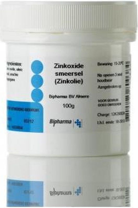 Zinkolie - Eczeemzalf - Zinkoxide - 100ml - Arachis Hypogaea Olie