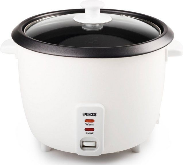 PRINCESS Reiskocher 271940, 700 W, 1,8 Liter, für bis zu 10 Portionen, automatischer Warmhaltefunktion