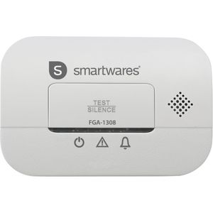 Smartwares FGA-13081 Koolmonoxidemelder - CO Melder - 10 Jaar Levensduur - BSI Gecertificeerd