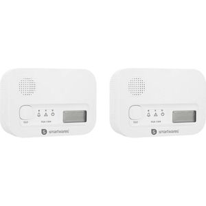 Smartwares FGA-13042 Koolmonoxidemelder – 10 jaar levensduur – 2-pack FGA-1304