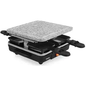 BBQ Plancha Grill Compañero XXL Blackline - Met pook en houtopslag 80cm
