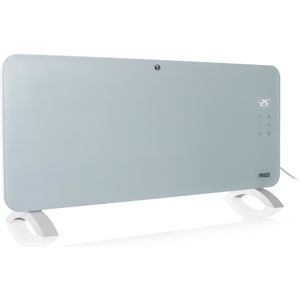 Smarte Konvektor Heizung wifi, Glaskörper 92cm breit, 2000 Watt