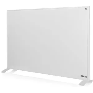 Heidenfeld infrarood glasverwarming HF-HP120 wit Heidenfeld thermostaatafstandsbediening - 10 jaar garantie - Duits kwaliteitsmerk - TÜV GS - 600 Watt - 8-16 m² (HF-HP120 600 Watt
