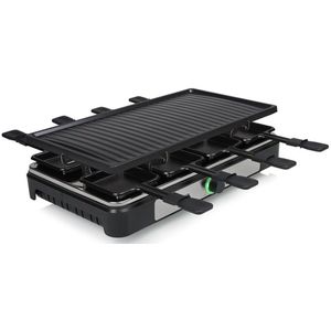 Tristar Gourmetstel RA-2746 - Voor 8 Personen - Grote Grillplaat - Zwart/RVS