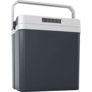 Tristar KB-7524 Thermo-elektrische koelbox, 24 liter, ideaal voor camping en lange ritten, stopcontacten 12 en 230 V, 2 standen, koelt en verwarmt