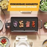 Tristar Grillplaat BP-2667 - 46x26 cm - Zwart - Anti-aanbaklaag