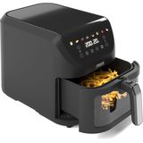 PRINCESS Heißluftfritteuse »182258 SlimFry Airfryer«, 2000 W, 8 L, platzsparendes Design, fettfreie Kochtechn., 8 Progr., 55dB leise