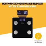 Tristar Weegschaal WG-2442 - Personenweegschaal - Digitale Weegschaal - Tot 150 kg - Zwart