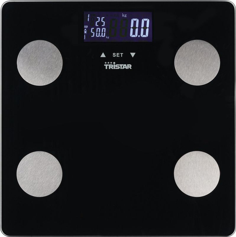 Tristar Weegschaal WG-2442 - Personenweegschaal - Digitale Weegschaal - Tot 150 kg - Zwart