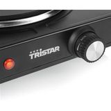 Tristar KP-6151 - Elektrische kookplaat 1500W - 1 Kookzone - Vrijstaand - Zwart