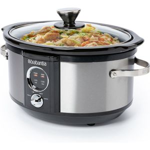 Brabantia - BBEK1081 Slowcooker - 3.5 Liter - RVS - Warmhoudfunctie