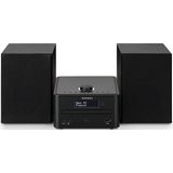 Nikkei Micro HiFi Stereo Set met CD Spele - DAB+/FM Radio en Bluetooth - USB en AUX Aansluiting