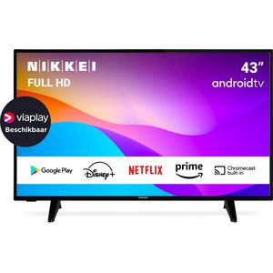 Nikkei NF4325ANDROID - 43 inch - Full HD - Android Smart TV met Ingebouwde Chromecast - Alle Populaire Apps