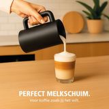 Brabantia - BBEK1048 - Elektrische Melkopschuimer - Zwart - 300 ml