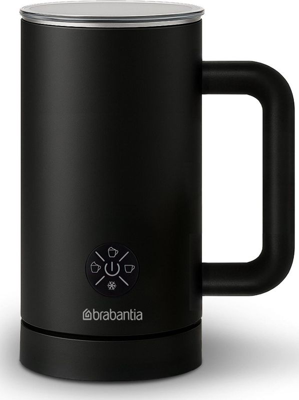 Brabantia - BBEK1048 - Elektrische Melkopschuimer - Zwart - 300 ml