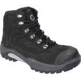 Bata - Traxx 204 S3 - Werkschoen - Nubuck Leer - Unisex - Zwart