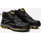 Bata - Bickz 305 - Veiligheidsschoen - Zwart/geel - Volnerf Leer - Hittebestendige Zool