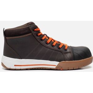 WERKSCHOENEN HEREN LEER MET STALEN NEUS, MAAT 43