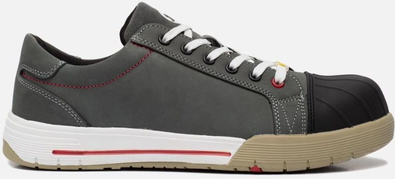 Bata - Bickz 728 ESD S3 Werkschoen - Grijs - Nubuck Leer - Veiligheidsklasse S3