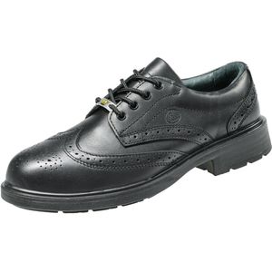 Bata - Stanford S3 - Werkschoen - Zwart - Volnerf Leder - ESD-Bescherming