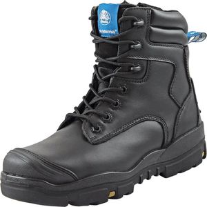 Bata - Helix Longreach Rits - Werkschoenen - Zwart - Volnerf Leer - S3