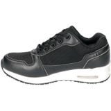 Bata - Beekman DB.01-02 Werkschoen Laag - Zwart-Wit - Microfiber - Antibacterieel