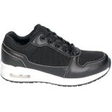 Bata - Beekman DB.01-02 Werkschoen Laag - Zwart-Wit - Microfiber - Antibacterieel